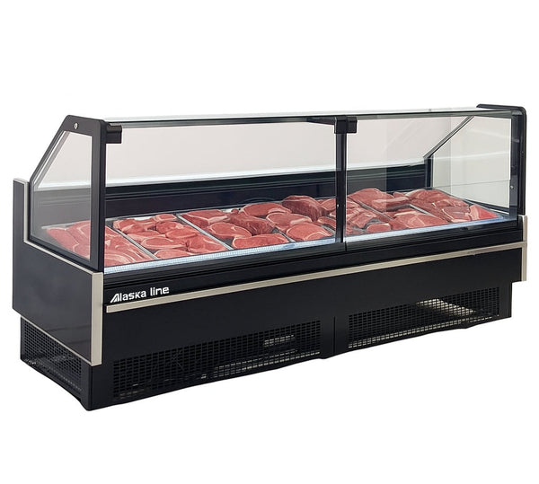 101'' Alaska-Line Slim Deli/Meat Square Glass Case HIT-39 | SKU: GLS-HIT-39