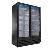48" Pro-Kold Double Glass Door Merchandise Cooler 23.8 Cu.Ft., VC-43 | SKU: CLR-VC-43