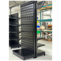 Heavy Duty Metal Slatwall Back Shelf, YD-S017W | SKU: SHF-YD-S017W