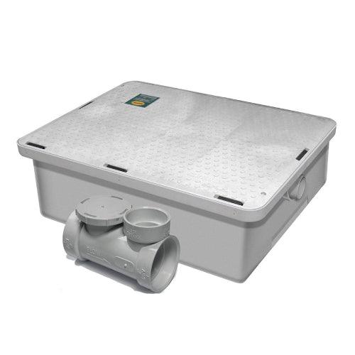 Canplas 25 GPM Low Profile Grease Interceptor - 50 lb. Capacity Min., 2" Connection 3925A02LO | SKU: CGL-3925A02LO