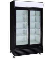 44" Kool-It Double Sliding Glass Door Display Cooler - 31 Cu. Ft. KSM-36 | SKU: CLR-KSM-36