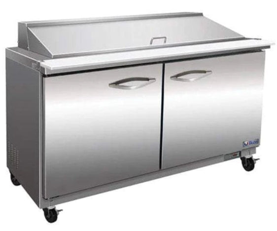 Ikon 48.2" Mega Top Refrigerated Prep Table with Two Doors ISP48M | SKU: CLR-ISP48M
