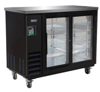 Ikon 49.1" Two Sliding Glass Door Bar Cooler - 12 Cu.Ft. IBB-49-2G-24SD | SKU: CLR-IBB-49-2G-24SD