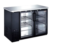 New Air 49" Two-Glass Door Back Bar Refrigerator with 339L Capacity NBB-48-SG-N | SKU: CLR-NBB-48-SG-N