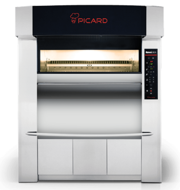 Picard The Revolving Bakery Oven Bagels & Pretzels 12 Full Size Sheet Pans Natural Gas RE-4-12 | SKU: OVN-RE-4-12
