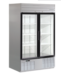 Habco  47.5" Stainless Xterior Display Refrigerator SE46HCSXG | SKU: CLR-SE46HCSXG