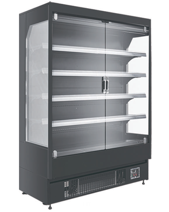 100.9'' Alaska Line Glass Door Cooler 42 Cu.Ft. Capacity HIT-67 | SKU: CLR-HIT-67